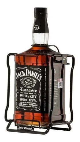 Jack Daniels Old N°7, 3 Litros, Con Atril