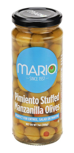Mario Camacho Foods Manzanilla Stuffed With Pimiento, 7.0 Fl