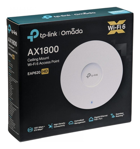 Acces Point Tplink Wifi 6 Eap620 Hd  Ax1800 2.4g 5g Dualband