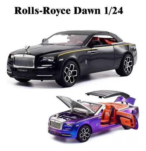 Rolls-royce Limusina Descapotable Miniatura Metal Coche-a