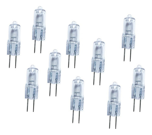 20 Bombillas Blancas Cálidas De Cápsula Halógena G4 6v De