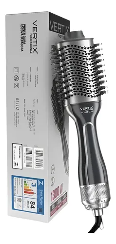 Escova Secadora 3em1 Elétrica Seca Alisa E Modela Vertix
