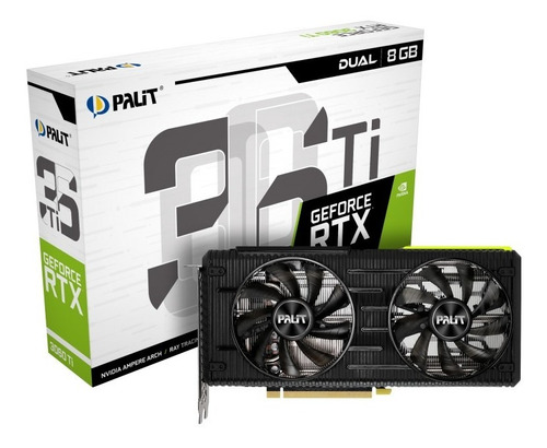 Placa De Video Nvida Palit Rtx 3060 Ti Dual Fan Cuotas