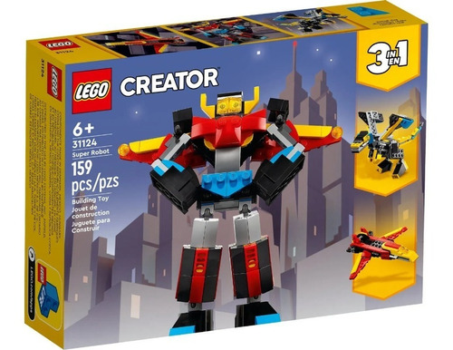 Lego Creator - Super Robô 3 Em 1 Com 159 Peças - 31124