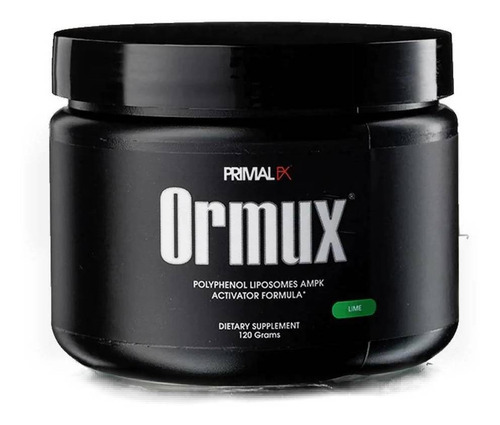 Suplemento en polvo Primal FX  Ormux carbohidratos sabor lima en pote de 120g