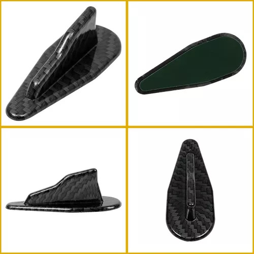 Aletas Tiburon Spoiler Techo Difusor Kit 10pc Fibra Carbono