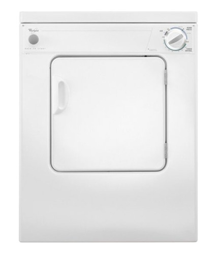 Whirlpool 3.4 Cu. Ft. White Compact Electric Dryer With Flex