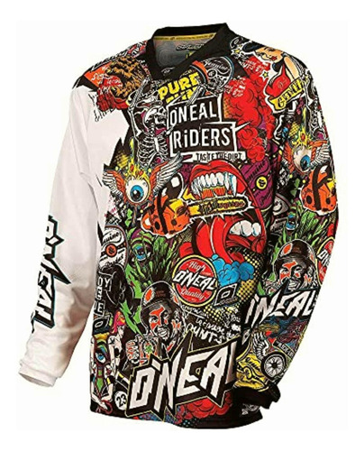 O'neal Mayhem Crank Playera Para Hombre, Negro/multi, Large