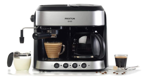 Prixton Bari - Cafetera/expressora Doble 3 En 1