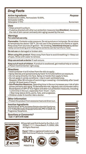 Spray Protector Solar Hidratante Spf 30, 180 Ml Paquete De 3