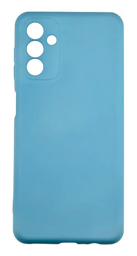 Case Capinha Emborrachada + Pel 3d Para Samsung Galaxy M14 Cor Azul Nevoa
