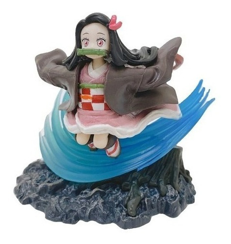 Figura Nezuko Kamado 16cm - Cara Intercambiable + Obsequio