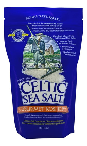 Sal De Mar Celtic (celtica) Gourmet Kosher 454 Gr