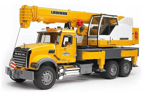 Bruder 02818 Mack Granito Liebherr Camion Grua