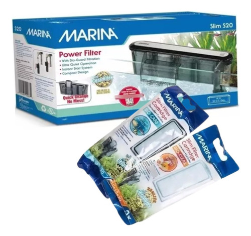 Filtro Cascada Exterior Acuario Pecera Marina S10 Kit C