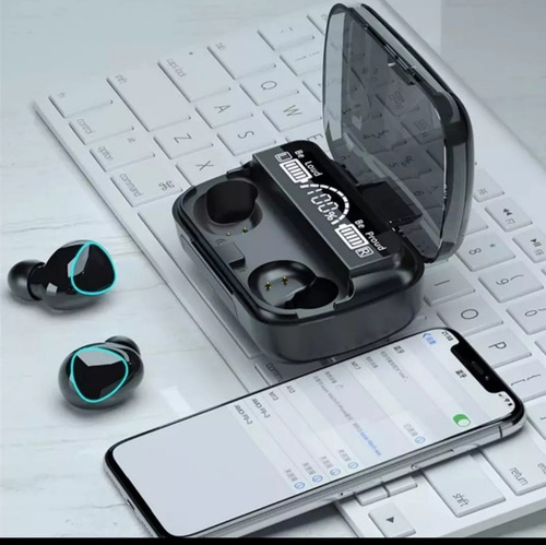 Auriculares Inalámbricos Bluetooth M10 5.3 Batería De Larga Azul