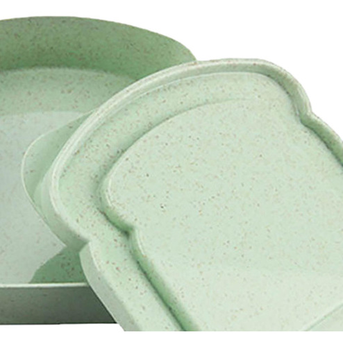 2 Fiambrera Bento, Contenedor De Almuerzo Ligero Verde