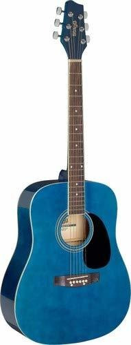 Stagg 6 Cuerda Guitarra Acustica Derecha Sa20d 3 4 Azul