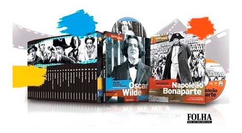 Coleção Grandes Biografias Cinema Livretos + Dvds 
