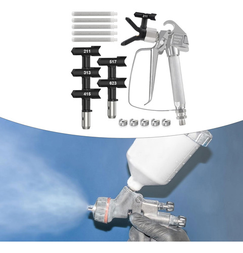 Kit De Pulverizador De Pintura, Máquina De Pulverización