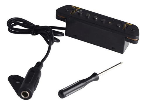 Captura Para Guitarra Acústica Sound Hole Pickup Con Tone Vo