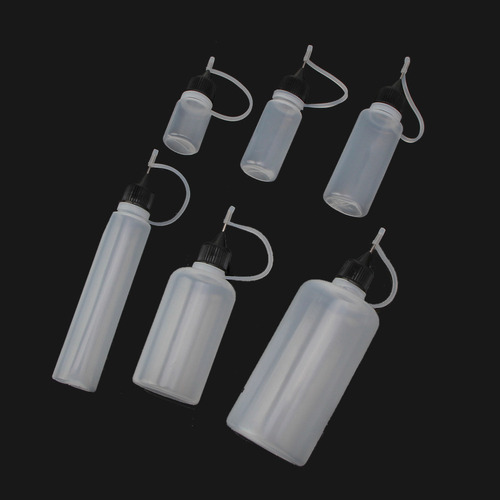 Botellas Cuentagotas De Plástico Con Punta De Aguja, 10 Uni