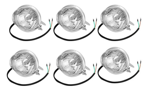 6x Lámpara De Niebla De Delantero Para Motocicleta De 10w