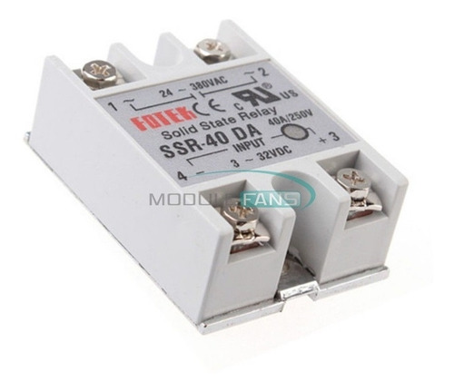Imagen 6 de 6 de Rele De Estado Solido Ssr-40 Da 40a 24-380vac Fotek Arduino