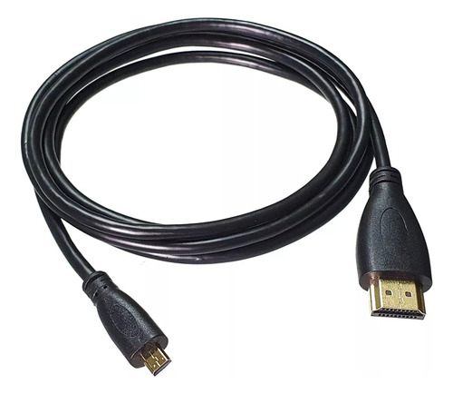 Cabo Hdmi P/ Canon Eos R6 Micro Hdmi De 1,50 Metros