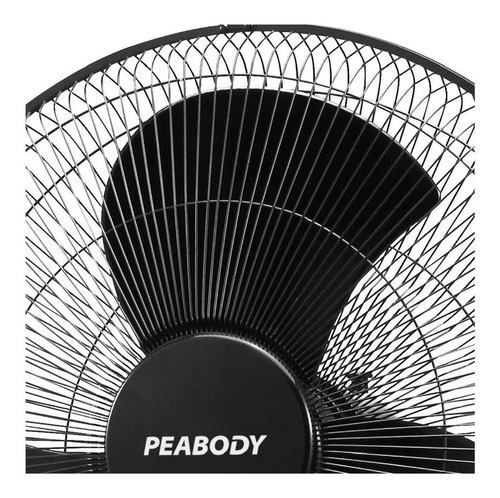 Ventilador De Pie Peabody Pe-vp2061 3 Velocidades 60w Color de la estructura Negro Color de las aspas Negro