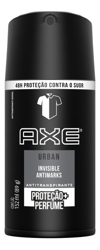 Antitranspirante em spray Axe Urban 152 ml