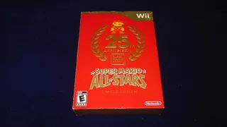 Super Mario All Stars Edición Limitada Para Wii (sellado)