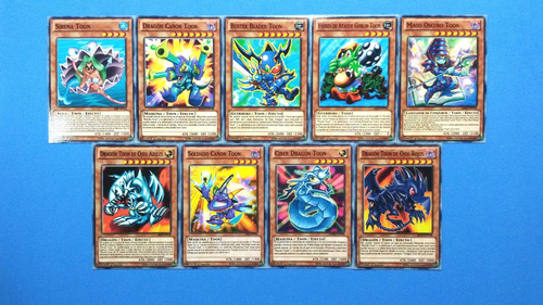 Yugioh Lote45 Dragon Toon Sirena Mago Cañon Oricas Proxy