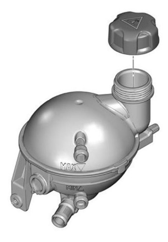 Imagen 2 de 4 de Deposito Liq. Refrigerante Peugeot 307 2.0 Hdi