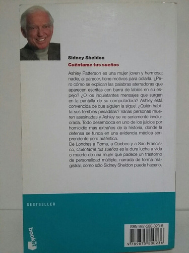 Cuéntame Tus Sueños. Por Sidney Sheldon. (Usado)