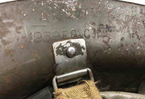 Casco Militar Inglés Mk Ii, De 1939, Norte De África (Usado)