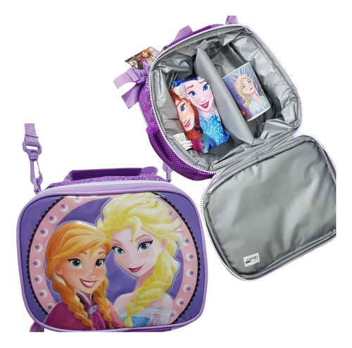 Set Lunchera Frozen, Merienda, Escolar, Jardin, Original