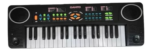 Piano Organeta Electrica Musical 37 Teclas Microfono Canto
