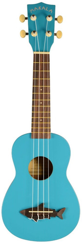 Ukulele Soprano Ukelele Kala Makala Shark Tiburon Mk-ss/blu