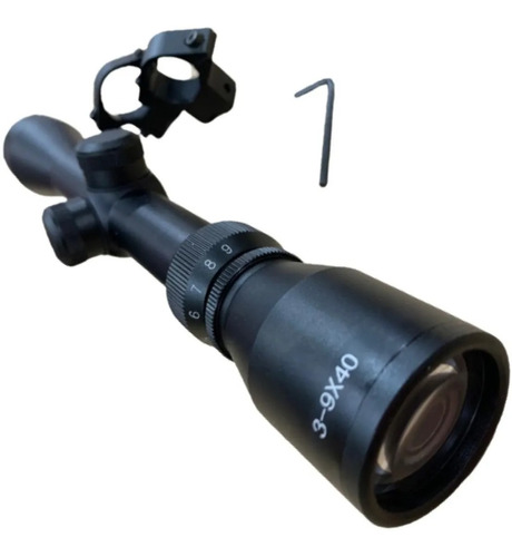 Mira Telescopica Fox 3 A 9x40 + Anclajes Rifle Nitro Piston