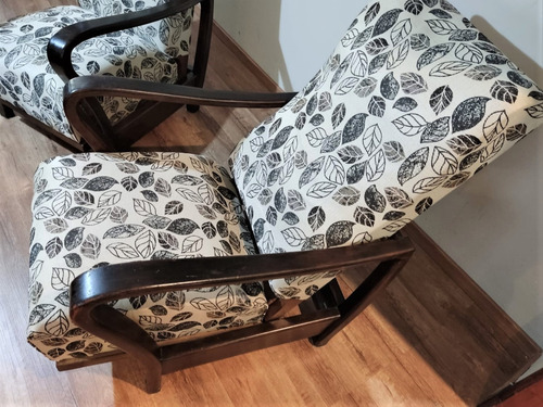 Juego De 2 Sillones Reclinables Roble Crema (Usado)