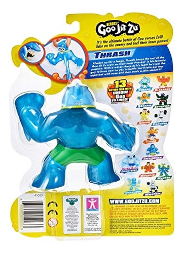 Heroes Of Goo Jit Zu - Figura De Acción De Tiburón Elástico,