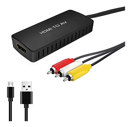 Convertidor De Hdmi A Rca, Adaptador Convertidor De Audio De