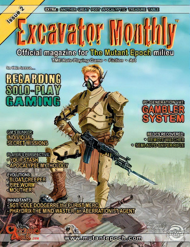 Excavator Monthly Issue 2, De Toms, Otto. Editorial Createspace, Tapa Blanda En Inglés