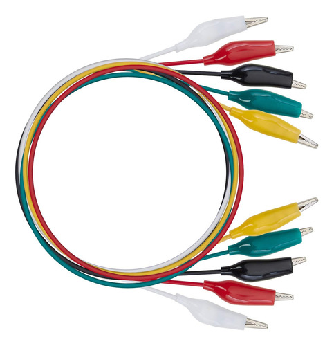 Juego De Cables De Prueba  Cocodrilo 22 Awg Arduino 