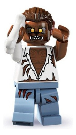 Minifigura Coleccionable De Lego Series 4, Hombre Lobo (hall