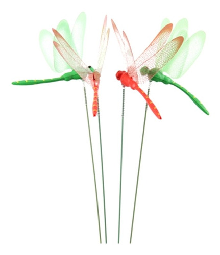 12 Mariposas Libélulas Artificiales Para Decoración De Jardí