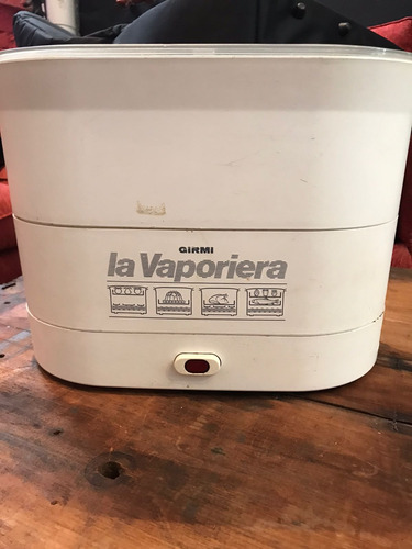 Vaporera Girmi Modelo Vaporiera Dos Pisos Blanca