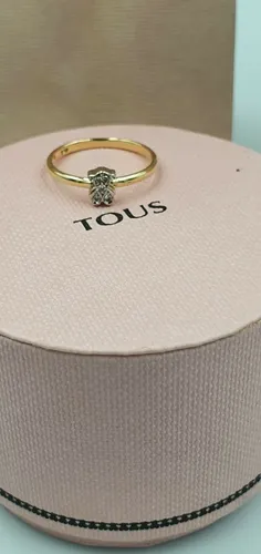 Anillo tous oso oro cheap