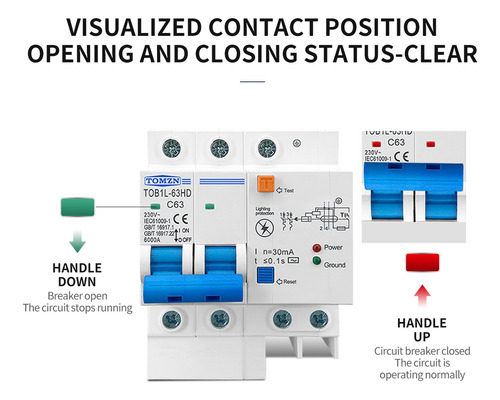 Disyuntor De Corriente Residual Interruptor Principal Con